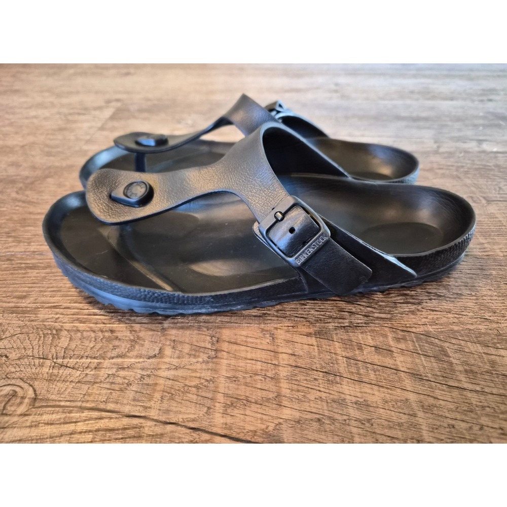 Birkenstock Gizeh EVA Black Sandals Womens 41 Waterproof